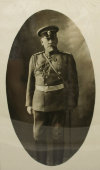 Старинная фототипия «Военный министр генерал-адъютант Сухомлинов», багет, стекло
