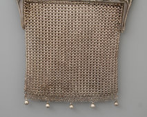Дамская театральная сумочка-кольчужка, Россия, конец 19, начало 20 века, серебро, 84 проба, именное клеймо мастера «ЯП», кольчужное плетение