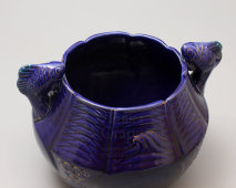 Ваза «Рыбы», автор Филянская В. Г., Конаково, 1950-60 гг.