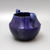 Ваза «Рыбы», автор Филянская В. Г., Конаково, 1950-60 гг.