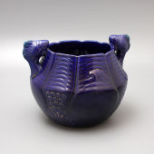 Ваза «Рыбы», автор Филянская В. Г., Конаково, 1950-60 гг.