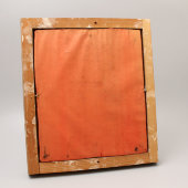 Икона в латунном окладе «Спас Вседержитель», Россия, Москва, нач. 20 в.