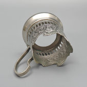 Агитационный подстаканник «Советский космос», Кольчугинский завод, 1960-80 гг.