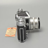 Немецкий зеркальный пленочный фотоаппарат «Zeiss Ikon Contax S», объектив Biotar 2/5,8 T Carl Zeiss Jena, ГДР, 1949-52 гг.