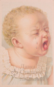 Почтовая карточка "Плачущий малыш" 