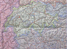 Советская карта «Франция, Париж и окрестности», бумага, Главное Управление геодезии и картографии при СНК СССР, 1938-46 гг.