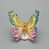 Статуэтка, интерьерное украшение «Бабочка», фарфор, мануфактура Карл Энс, Германия, до 1940-х