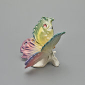 Статуэтка, интерьерное украшение «Бабочка», фарфор, мануфактура Карл Энс, Германия, до 1940-х