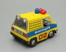 Детская игрушечная машинка «Милиция 02» из серии «Триг», жесть, СССР, 1970-80 гг.