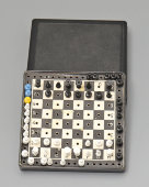 Советская настольная игра, шахматы дорожные «Москва», карболит, 1980-90 гг.