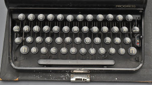 Старинная печатная машинка «Olympia Progress», Olympia Werke, г. Эрфурт, ГДР, 1950-60 гг.