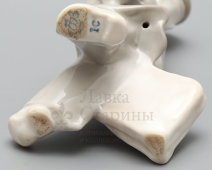 Статуэтка «Первоклассник» (школьник, гимназист), скульптор Пахомов А. Ф., фарфор, ЛФЗ, 1950-60 гг.