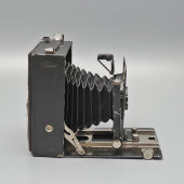 Складной пластиночный фотоаппарат «Фотокор № 1», объектив Ортагоз, ГОМЗ, Ленинград, 1930-40 гг.
