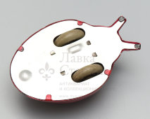 Советская заводная (инерционная) детская игрушка, жук «Божья коровка», жесть, 1960-80 гг.