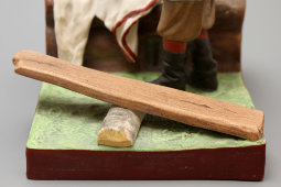 Скульптурная группа «Крестьянские дети», бисквит, Гарднер, 1870-1890 гг.