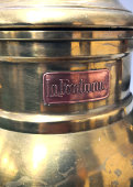 Самовар, бульотка, кофейник со спиртовой горелкой и шильдой «La fontana», кон. 19, нач. 20 вв.