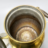 Самовар, бульотка, кофейник со спиртовой горелкой и шильдой «La fontana», кон. 19, нач. 20 вв.