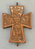 Нательный деревянный крест, Россия, 19-й в.