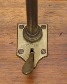 Старинные аптекарские, медицинские весы, латунь, дерево, Европа, 19 в.