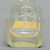 Стеклянный флакон из-под лекарства, бутылек «Горчичный спирт», Тов-во В. К. Феррейн в Москве, до 1917 г.