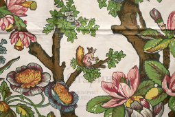 Большая старинная скатерть «Дивный сад», Трёхгорная мануфактура, г. Москва, 1-я четв. 20 в.