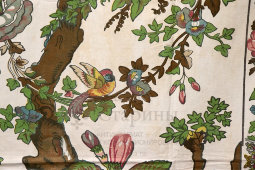 Большая старинная скатерть «Дивный сад», Трёхгорная мануфактура, г. Москва, 1-я четв. 20 в.