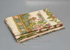 Большая старинная скатерть «Дивный сад», Трёхгорная мануфактура, г. Москва, 1-я четв. 20 в.