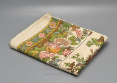 Большая старинная скатерть «Дивный сад», Трёхгорная мануфактура, г. Москва, 1-я четв. 20 в.