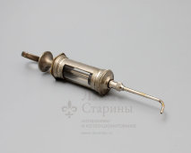 Медицинский инструмент, шприц для промывки миндалин, СССР, 1950-60 гг.