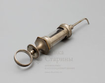 Медицинский инструмент, шприц для промывки миндалин, СССР, 1950-60 гг.