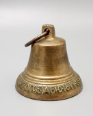 Поддужный бронзовый колокольчик «Кого люблю того дарю сеи ко литъ Валдае», 1811 г.