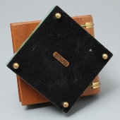 Подарочный письменный набор «Фолиант», бронза, карельская береза, малахит, компания «СЕНТЯБРЕВЪ»​, 2000-е