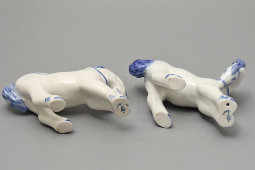 Статуэтки, скульптурная группа «Тройка», скульптор Горлов Д. В., анималистика ДФЗ Вербилки