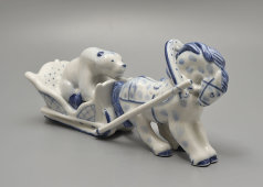 Статуэтки, скульптурная группа «Тройка», скульптор Горлов Д. В., анималистика ДФЗ Вербилки