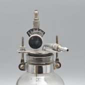 Старинная бутылка в стиле ар-деко для медицинского эфира, стекло, США, 1930-е