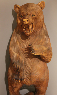 Скульптура «Медведь», дерево, резьба, Европа, перв. пол. 20 века
