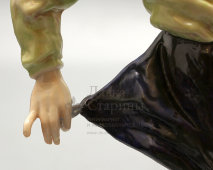 Фарфоровая статуэтка «Рыбак», фабрика Volkstedt, Германия, 1950-е гг.