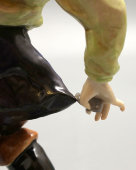 Фарфоровая статуэтка «Рыбак», фабрика Volkstedt, Германия, 1950-е гг.