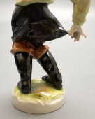 Фарфоровая статуэтка «Рыбак», фабрика Volkstedt, Германия, 1950-е гг.