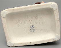 Статуэтка «Приезжие мужички», бисквит, Вербилки (бывш. Гарднер), 1924-27 гг. 