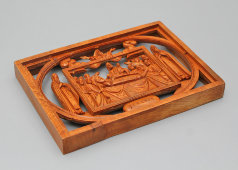 Старинная деревянная резная иконка «Успение Пресвятой Богородицы», Россия, 19 в.