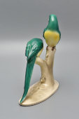 Статуэтка «Попугаи на ветке», фарфор, фабрика Hertwig & Co, Германия, 1941-58 гг.