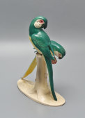 Статуэтка «Попугаи на ветке», фарфор, фабрика Hertwig & Co, Германия, 1941-58 гг.
