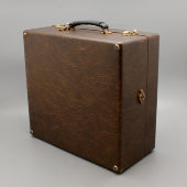 Красивый и редчайший патефон чемоданного типа большого размера, фирма Paillard, Швейцария, 1930-40 гг.