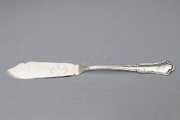 Винтажный серебряный нож для рыбы, 800 проба, O. Richter, Европа, 1-я пол. 20 в.