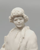 Статуэтка «Охотник», скульптор Ковнер С. Я., бисквит, Вербилки, 1959 г.