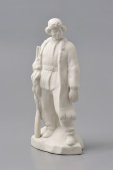 Статуэтка «Охотник», скульптор Ковнер С. Я., бисквит, Вербилки, 1950-е