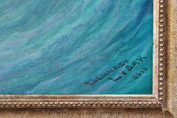 Картина «Помните, как все начиналось и через что мы прошли (Великий исход и стена плача)», художник Геннадий Лысак, холст, масло, Россия, 2019 г.