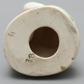 Статуэтка «Девочка с теленком», скульптор Кучкина Т. С., редкая роспись, фарфор ЛФЗ, 1930-е