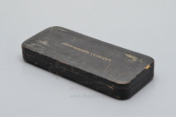 Старинный офтальмоскоп «Liebreich's Ophthalmoscope» в футляре с красным бархатом, Германия, 1870-е